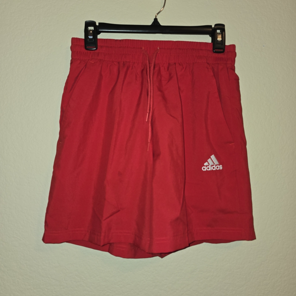 Adidas Men's Chelsea Red Athletic Shorts